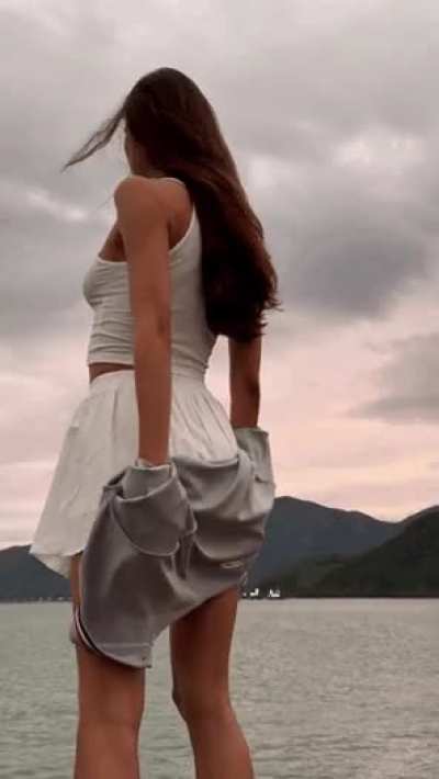 Would you like to take a walk with me in such beautiful places to enjoy an even more interesting view like my backside