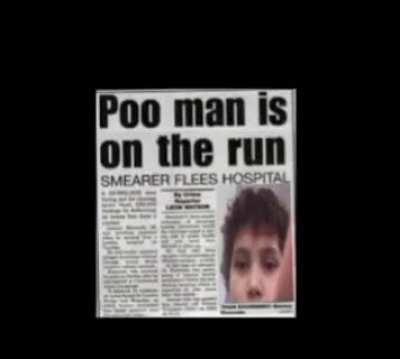 He's on the run