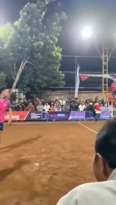 In Indonesia, volly ball is played with different rule