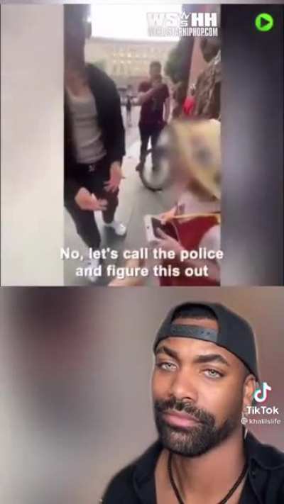 Guy gives a little girl an iPhone for internet clout and took it back after the video was shot.