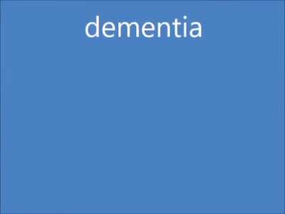 Top 5 people who have dementia.