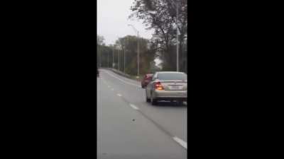 WCGW the cost of gawking at another vehicle for too long.. 🤦‍♂️