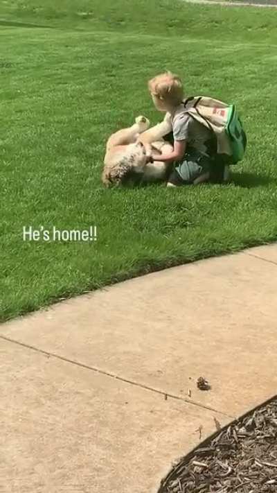 He’s home!