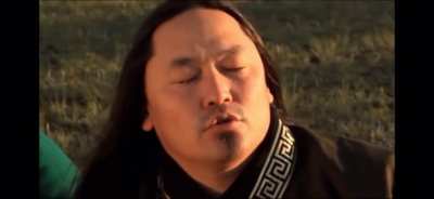 Throat singing.