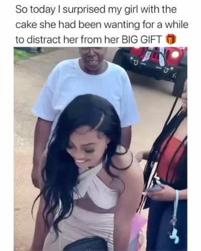 Secret big gift.