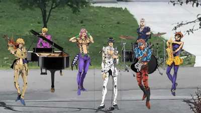 Piano starts playing in the distance
