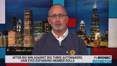 ‘When 26 billionaires have as much wealth as half of humanity, that’s a crisis…It’s time, and it’s up to organized labor to lead that movement.’ -UAW President Shawn Fain