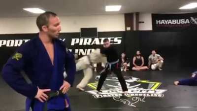 When coach teaching Techniques...