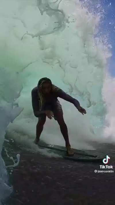 Some surfing.