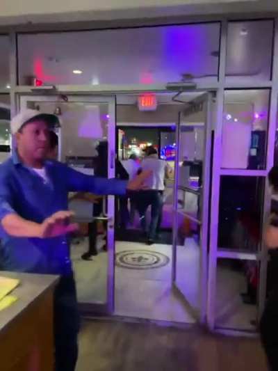 Female officer shows she's ready for duty. Surprise ending.