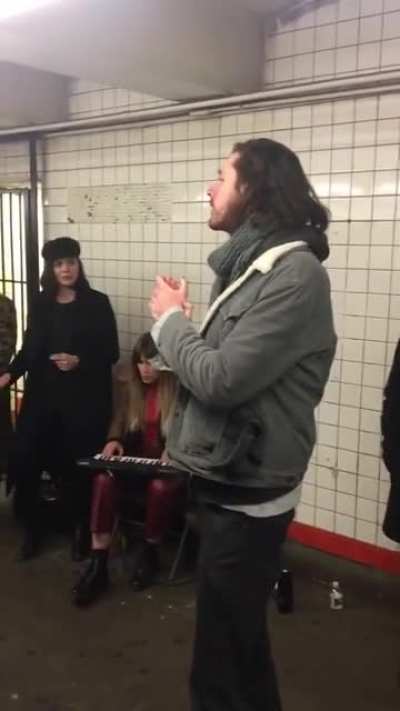 Hozier performs 