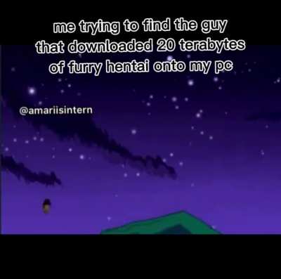 I wonder who it could be