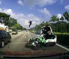 I don't know who to blame in this situation the guy on the side of the road or the one speeding.