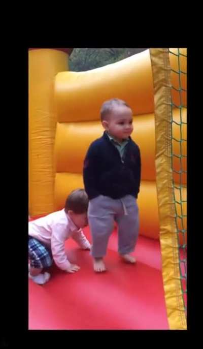 A stabilized kid!