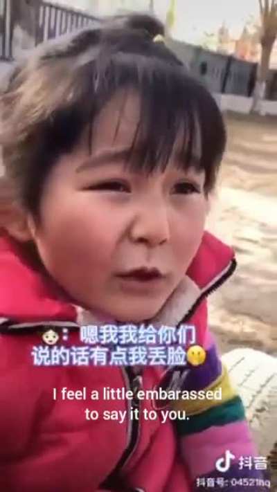 Chinese TikToker making fun of an young Uyghur girl who is ashamed to speak her name in her native language