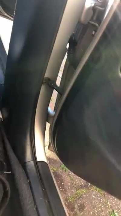 squeaky doors made worse by lubricant why/how? i used silicon spray and it made the already loud squeak even worse??!