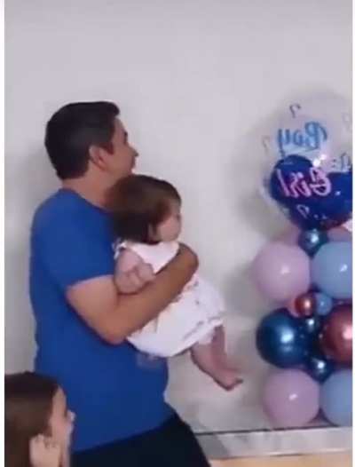 Dad ignores baby daughter exists!!!