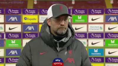 Klopp's post-match interview where he talks about fixture congestion which was censored by BT and Sky Sports