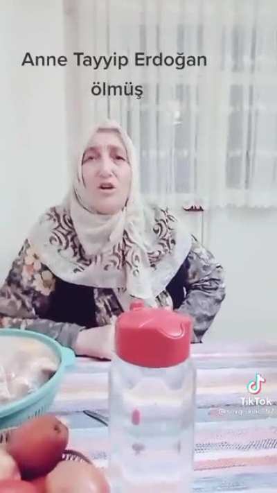 Anne tayip ölmüş