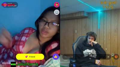 ometv girl has the perfect tits