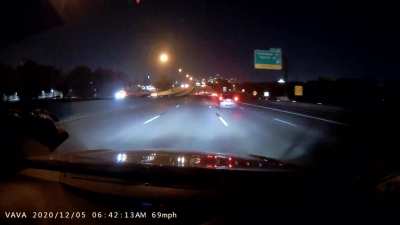 This happened to me on the way to work this morning. Wrong way driver.