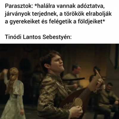 Ott ő apródja felcsútolt vala