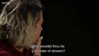 Andrew Scott performing Hamlet's 