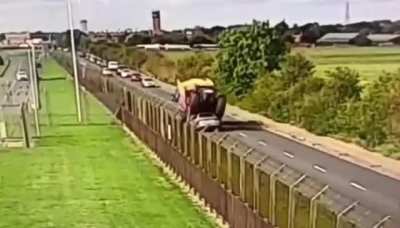 Tractor out of control
