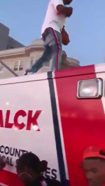 Don't worry about the person in the stretcher