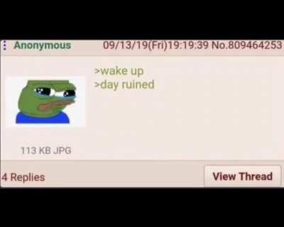 wake up