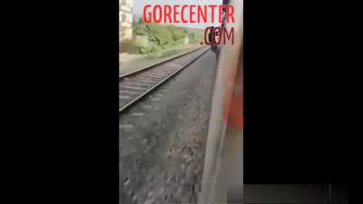 People and trains