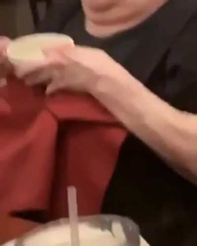 Grandma's 1st Hibachi dinner