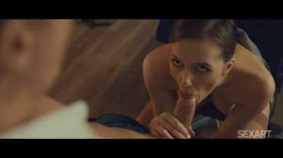 Sensual blowjob from Stacy Cruz