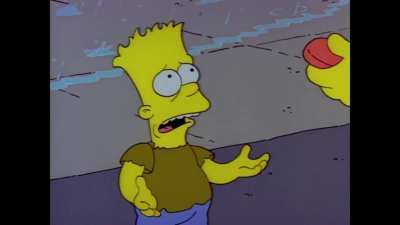Bart suddenly learns how to speak French