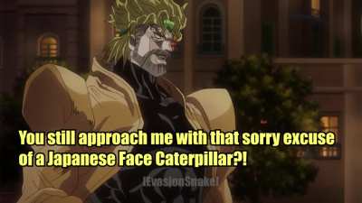 Jotaro vs. DIO but with Facial Hair