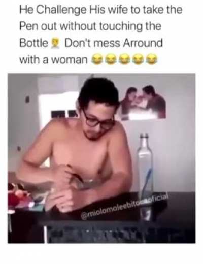 Don't mess with a women 😂😂