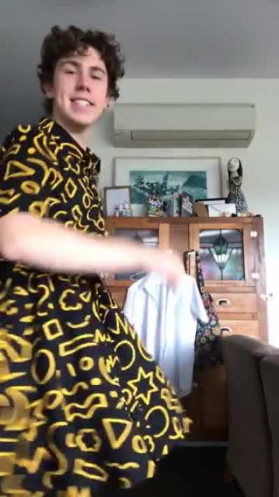 oh nice that’s a funky shir—