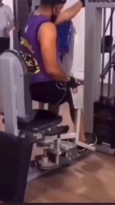 What unusual gym moves do you work on?