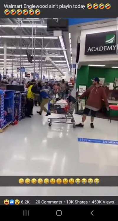 Asleep at Walmart
