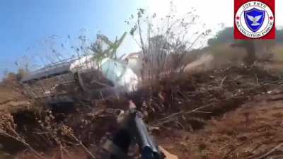 Joe Phyu Revolutionary Force rebels ambush a pro-military militiaman in Danu, South Shan State, Myanmar.