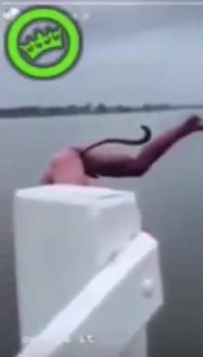 Ewww.... he nailed it though