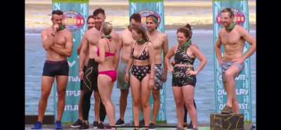 “SHE TWERKED ON HER FACE” 0:40 Throwback to Survivor Australia’s Abbey Holmes pinning Phoebe down with large butt in her face and twerking for added humiliation, she was a rugby player and the other a lawyer