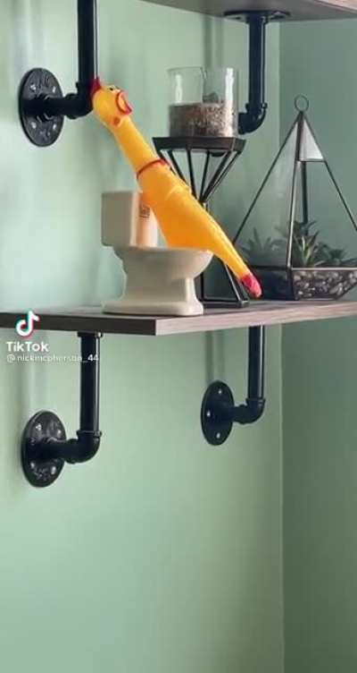 Rubber chicken be like