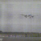 Insane sideways landing at bristol airport.