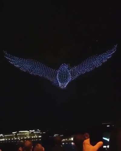 2200 drones created a dove