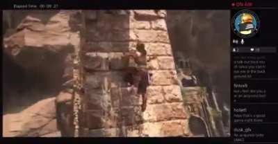 Climbin walls like spiderman