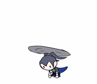 I animated helicopter Kronii