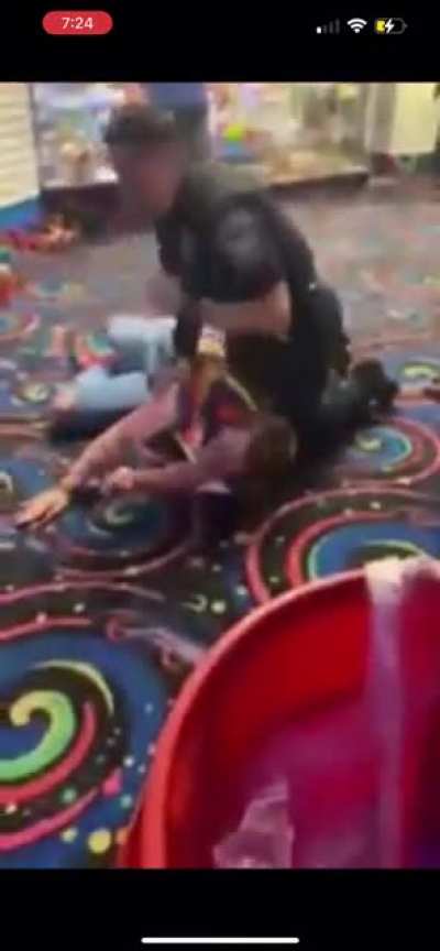 To hit a cop