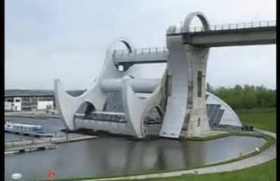 Falkirk Wheel in Scotland