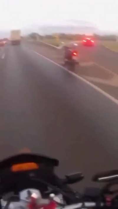 Bro stopped to help the bike